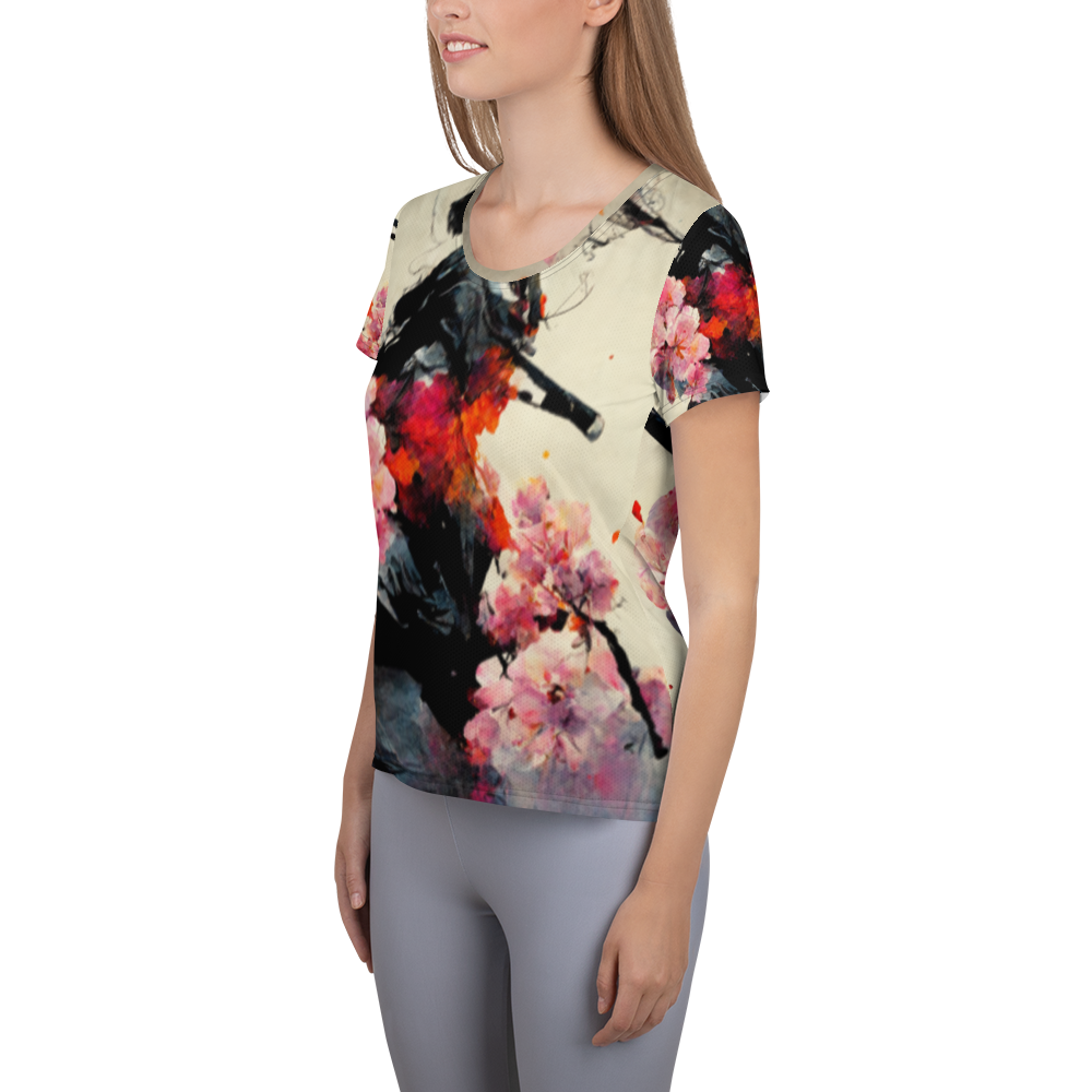 Samurai of Light - Women's Athletic T-shirt