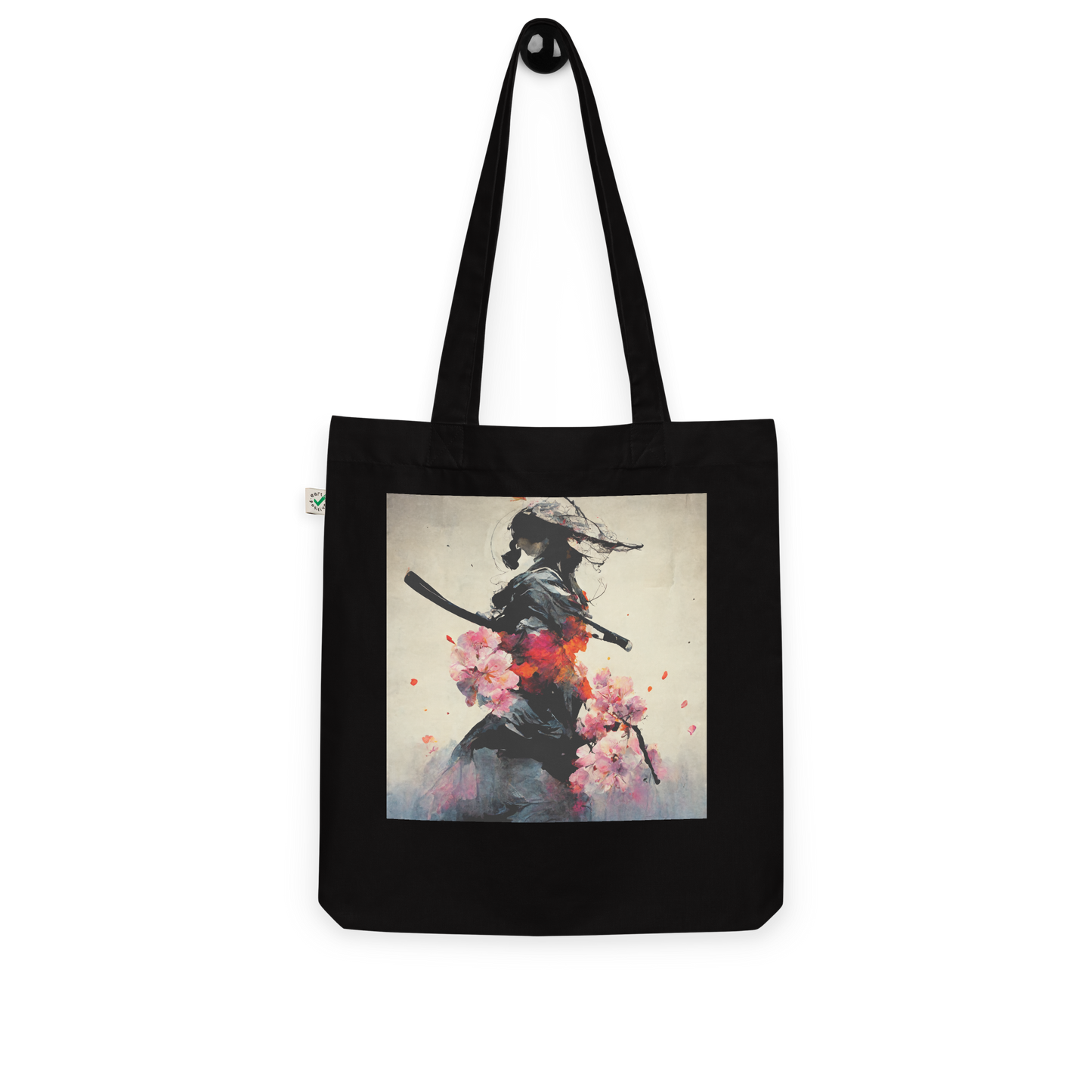 Shadow Samurai Sakura - Organic Fashion Tote Bag
