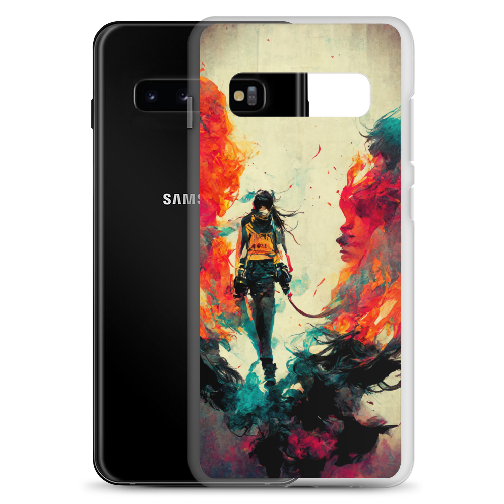 Female Samurai - Samsung Cases in Bright Colors