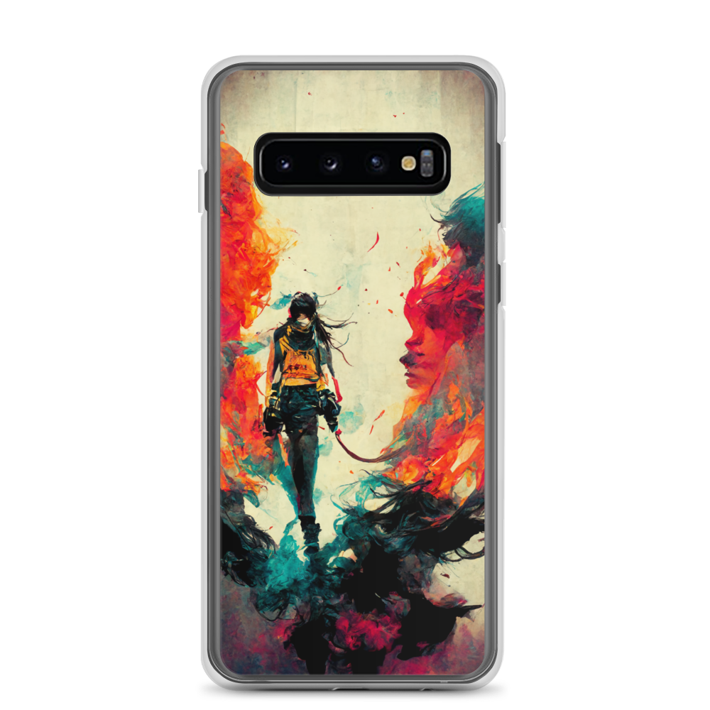 Female Samurai - Samsung Cases in Bright Colors