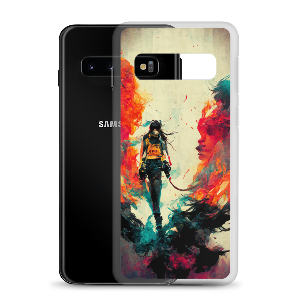 Female Samurai - Samsung Cases in Bright Colors