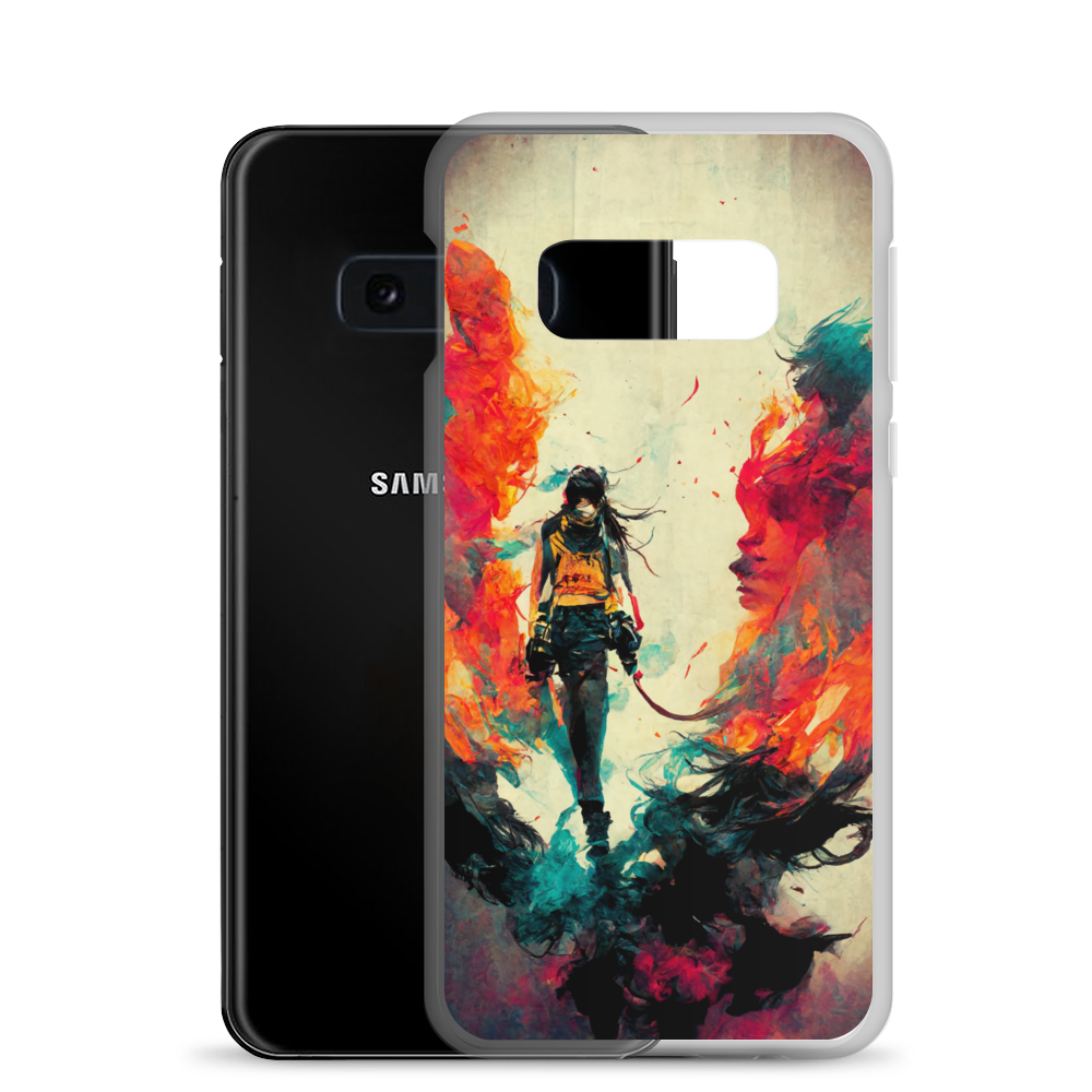 Female Samurai - Samsung Cases in Bright Colors
