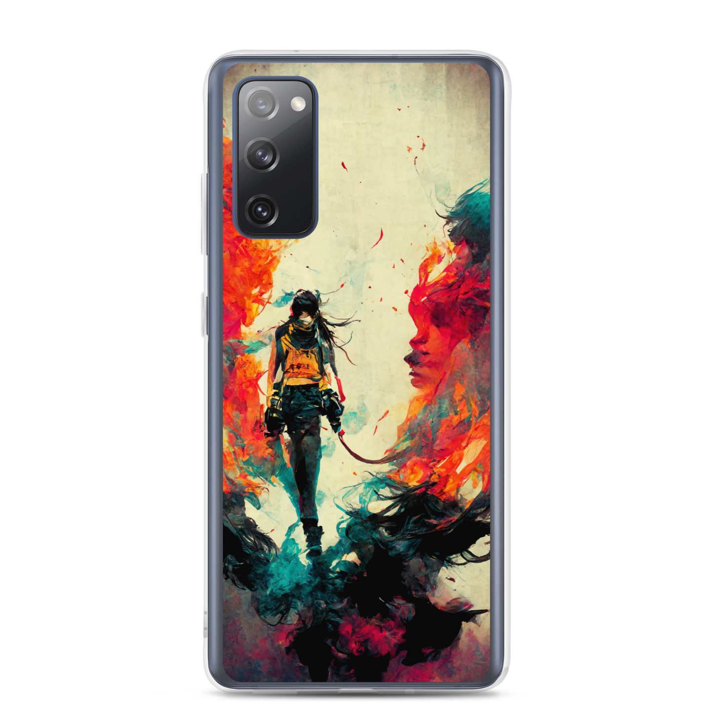 Female Samurai - Samsung Cases in Bright Colors