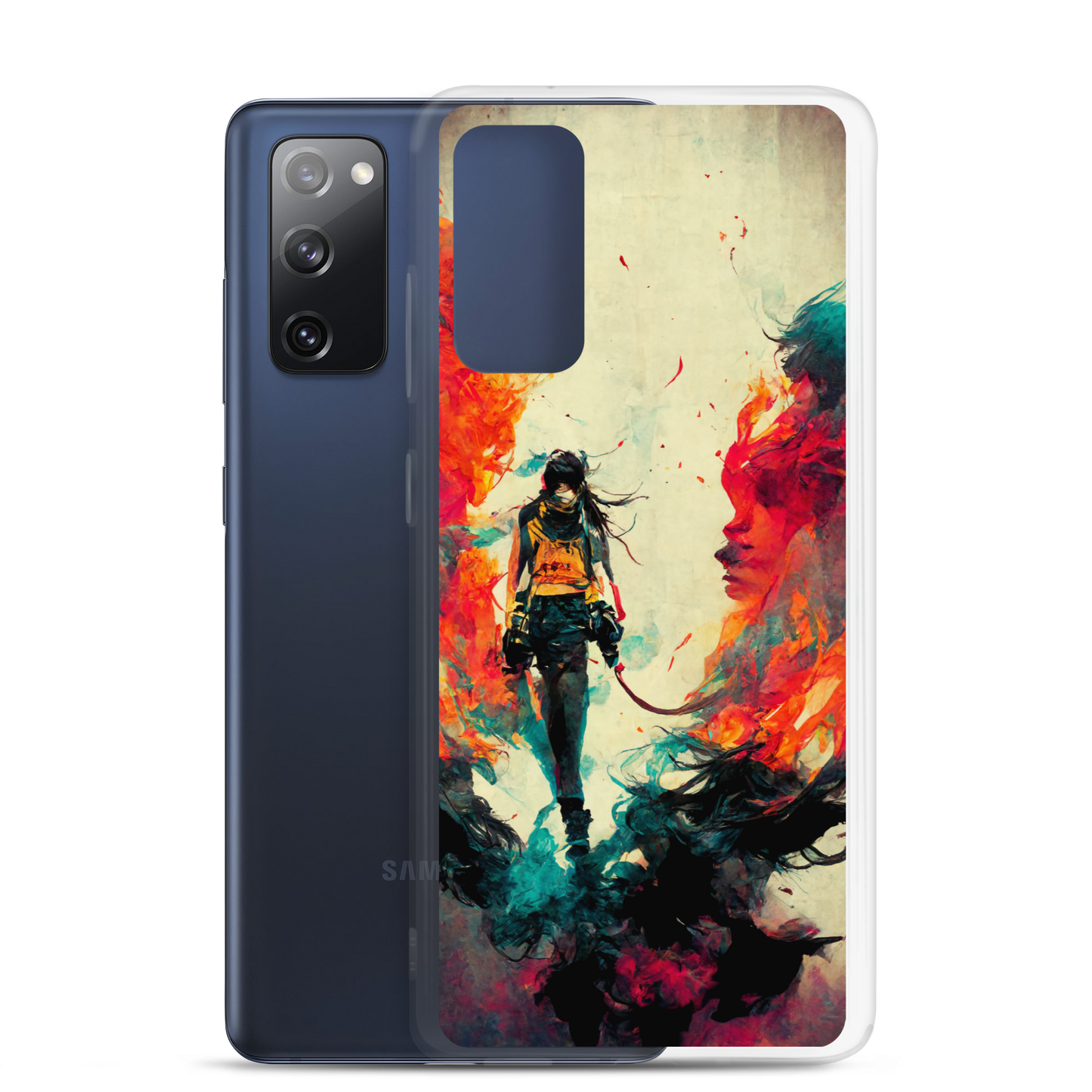 Female Samurai - Samsung Cases in Bright Colors