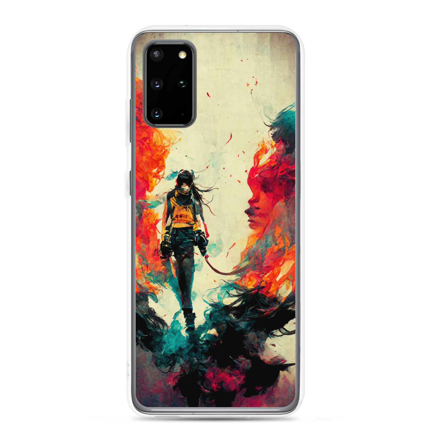 Female Samurai - Samsung Cases in Bright Colors