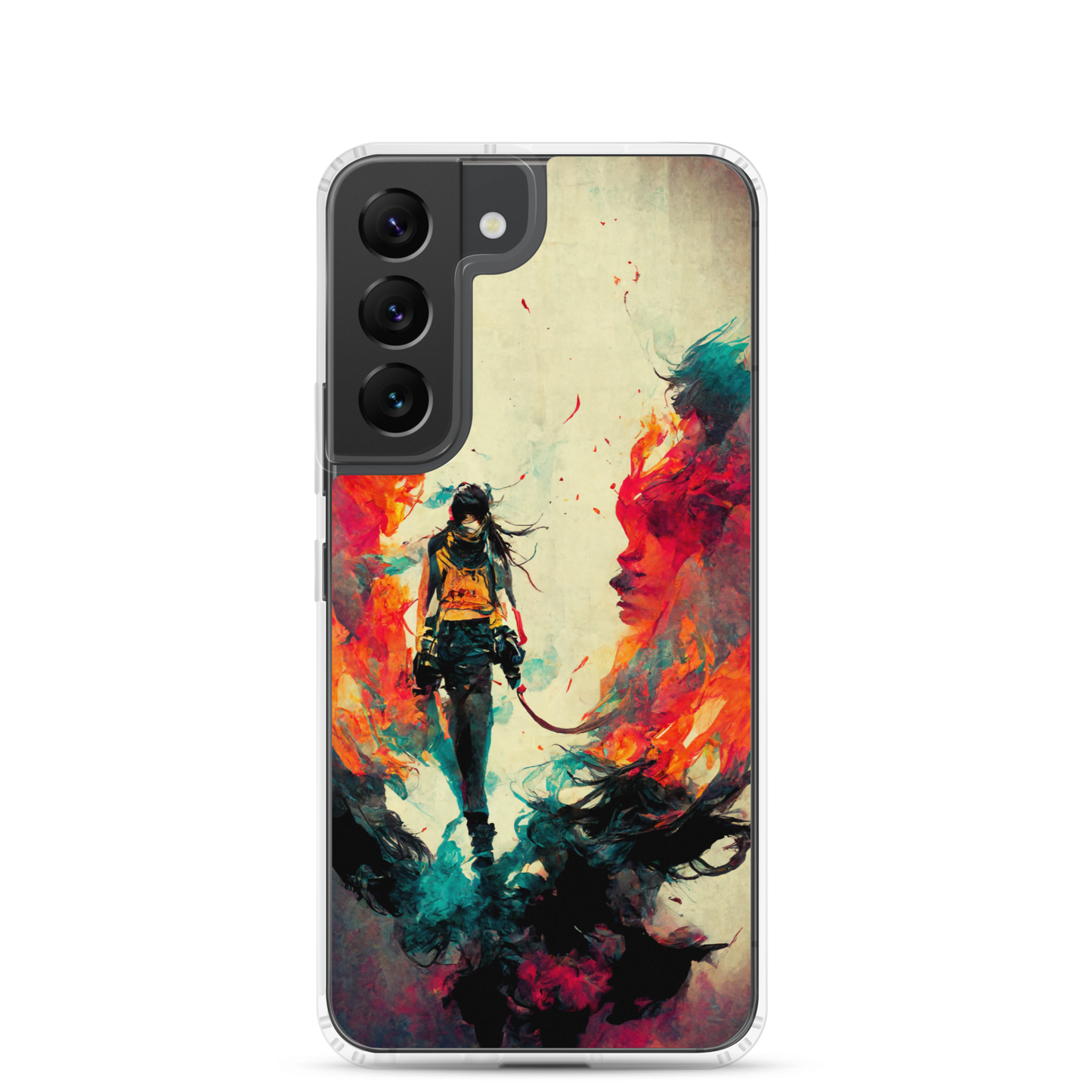 Female Samurai - Samsung Cases in Bright Colors