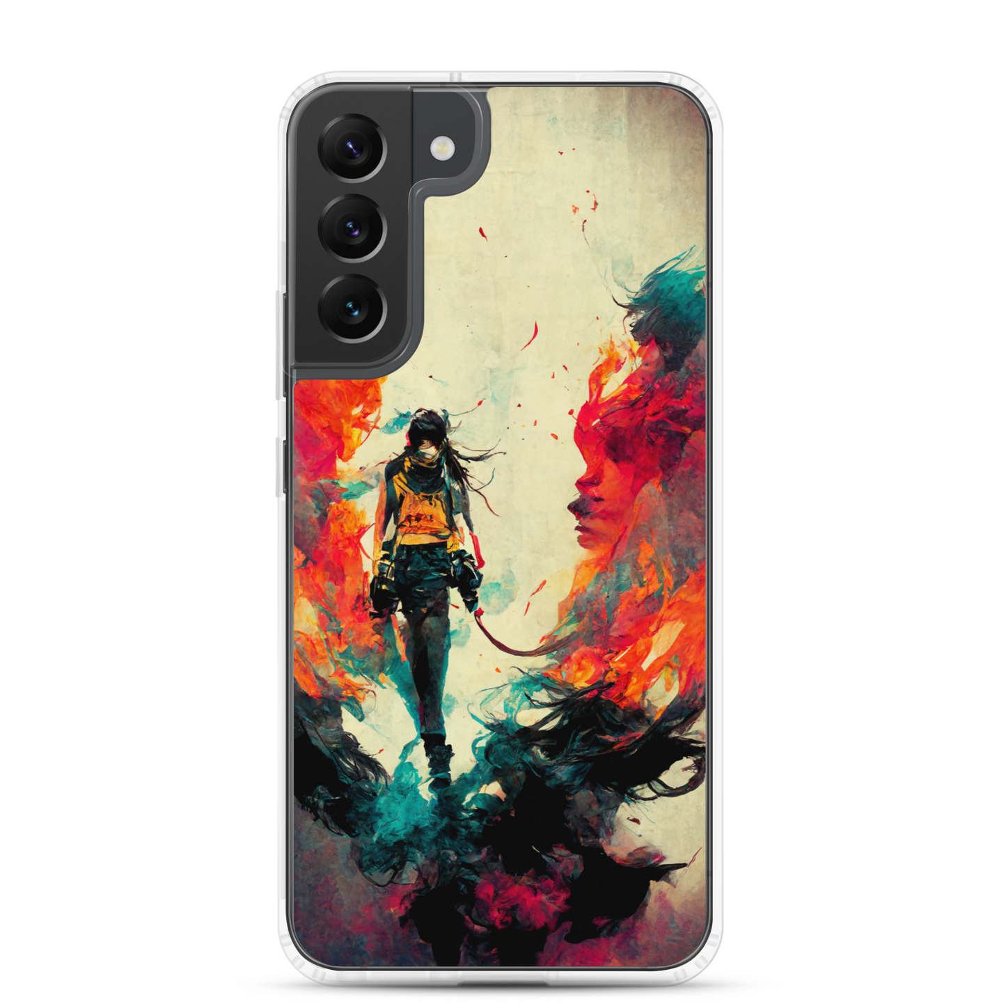 Female Samurai - Samsung Cases in Bright Colors