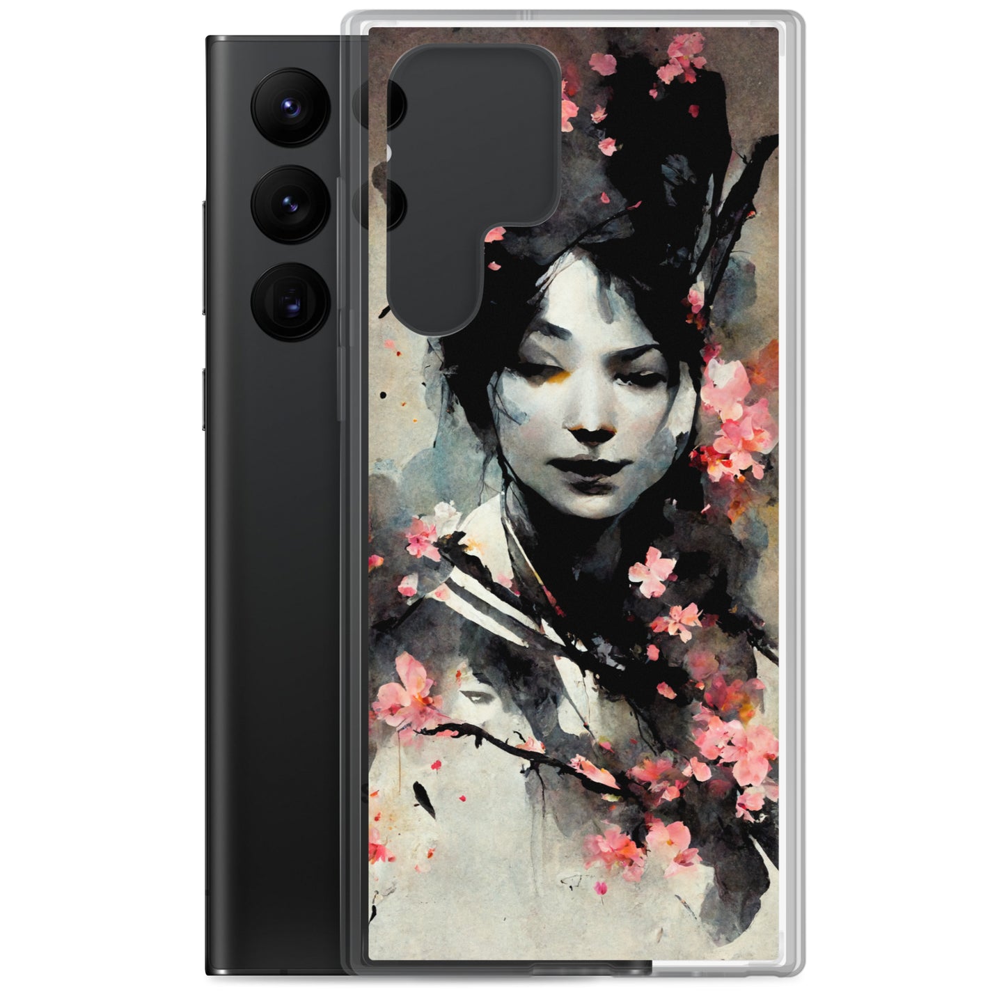Geisha Sakura - Cherry Blossom Samsung Cases