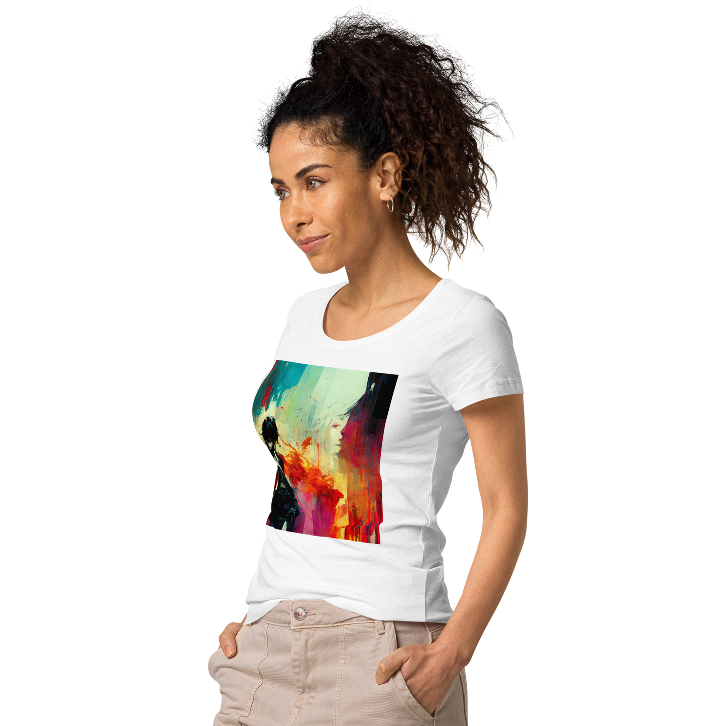 Female Street Ninja - Women’s Organic T-Shirt