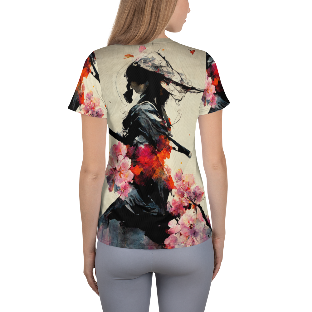 Samurai of Light - Women's Athletic T-shirt