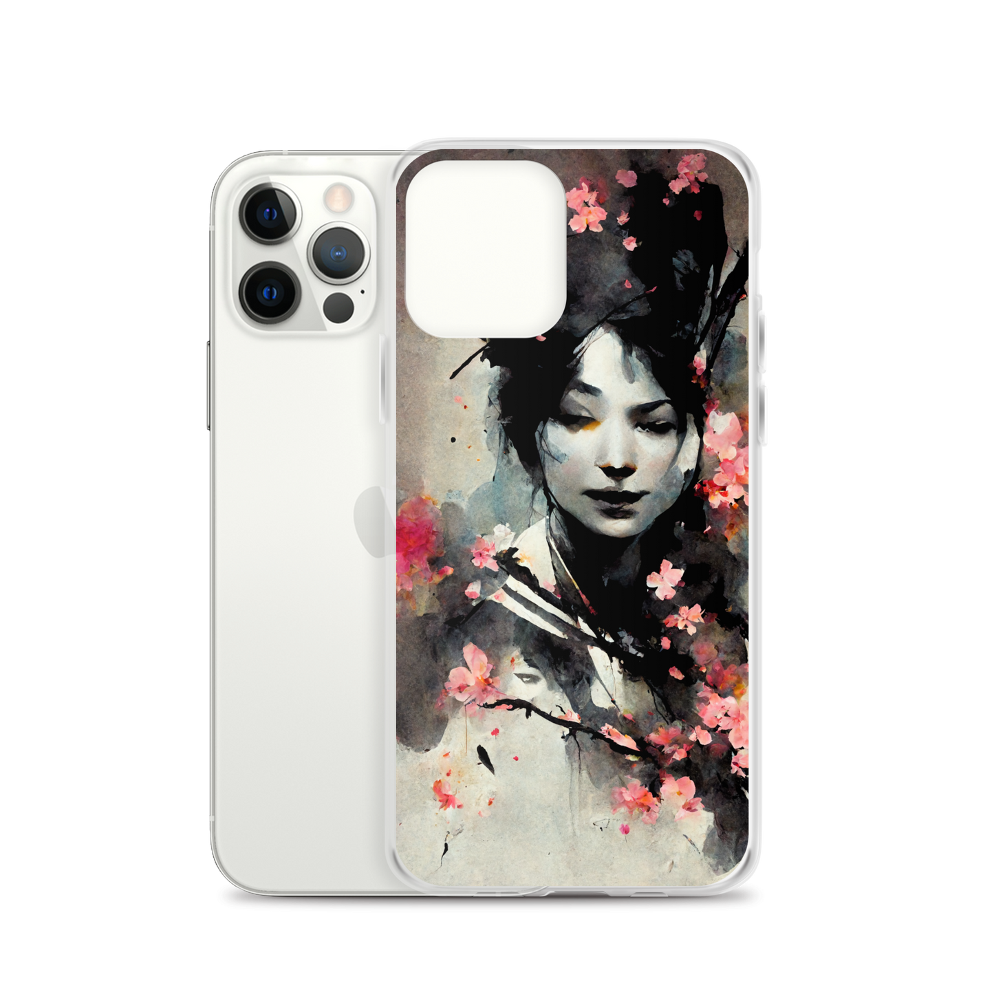 Geisha Sakura Blossom - iPhone Case