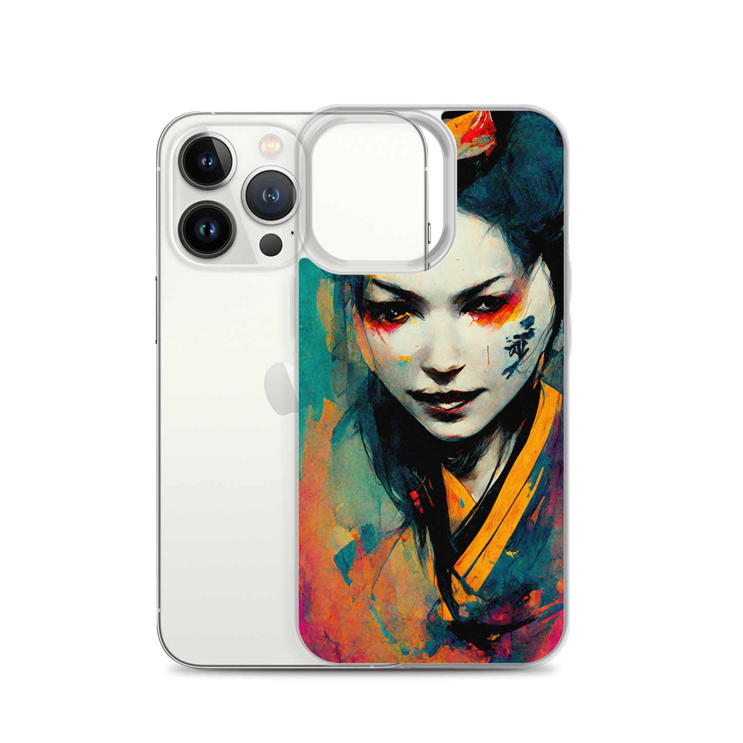Geisha - Colorful iPhone Case