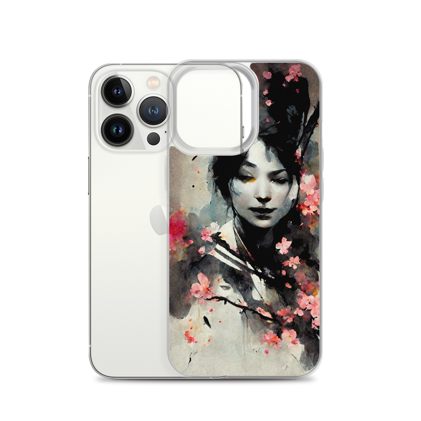 Geisha Sakura Blossom - iPhone Case