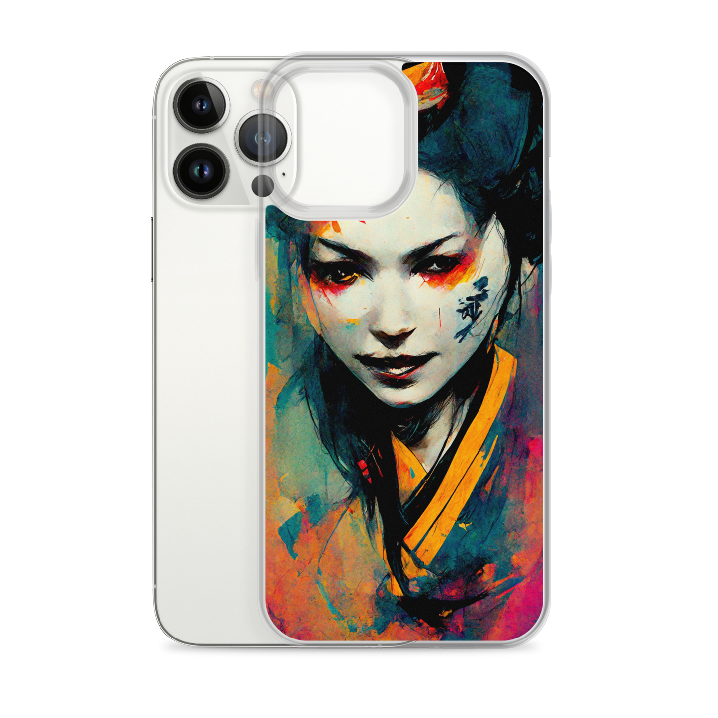 Geisha - Colorful iPhone Cases