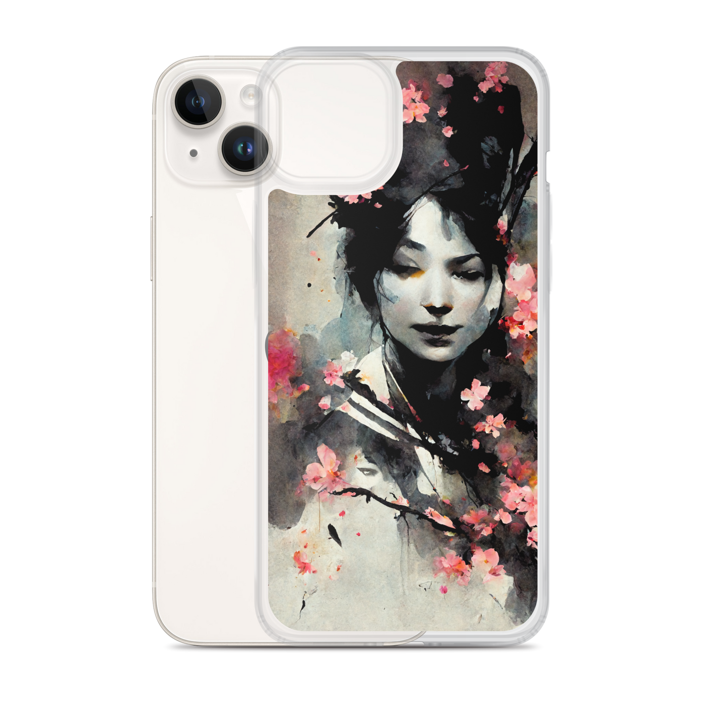 Geisha Sakura Blossom - iPhone Case
