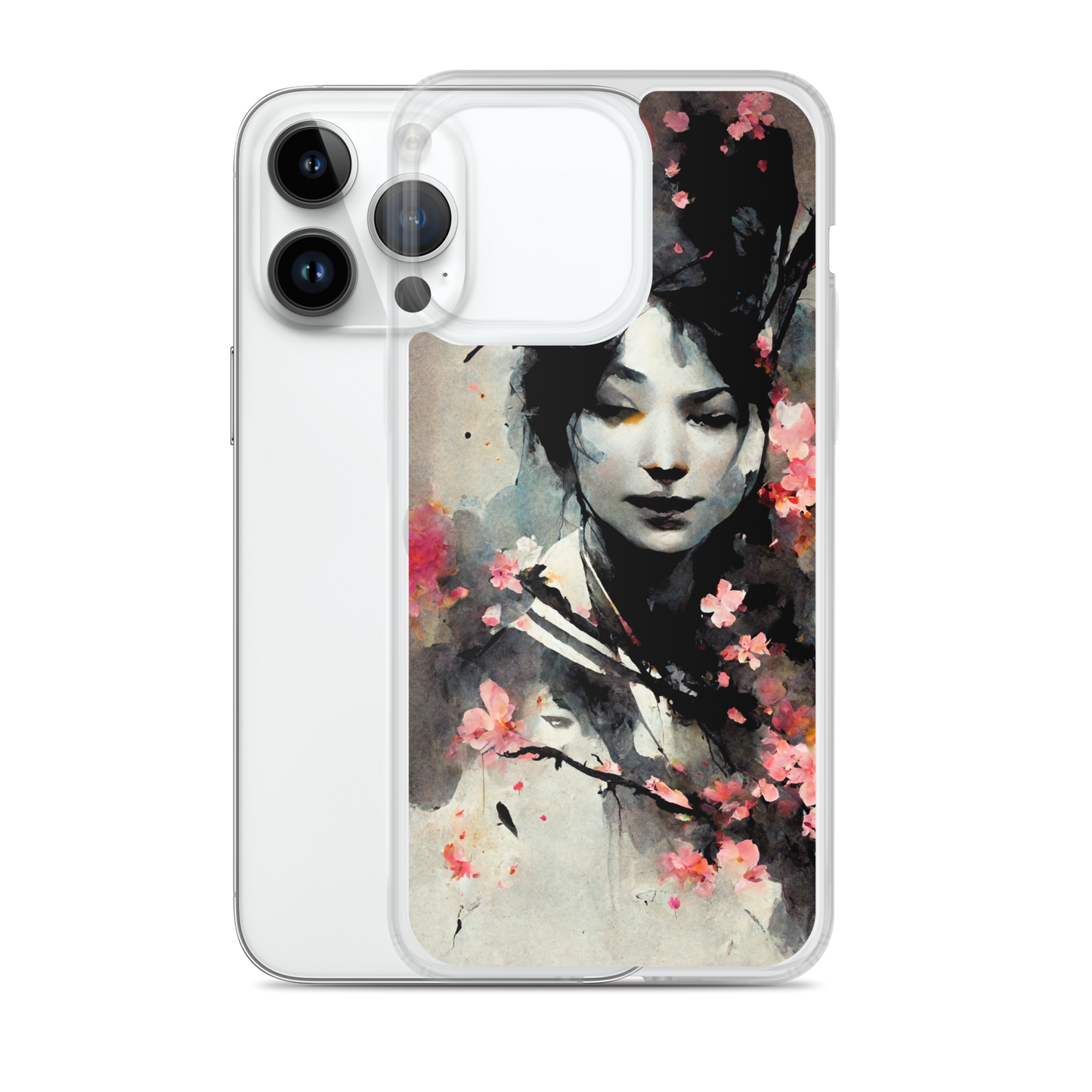 Geisha Sakura Blossom - iPhone Case