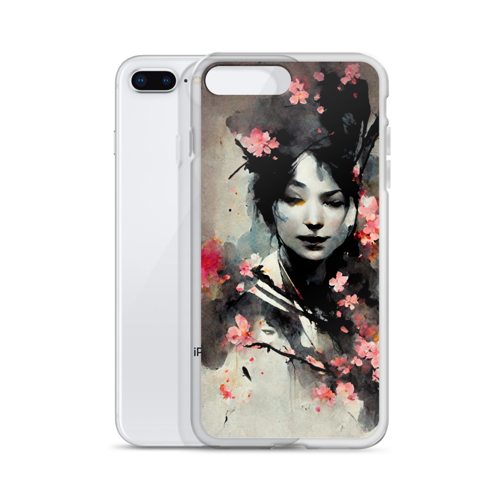 Geisha Sakura Blossom - iPhone Case