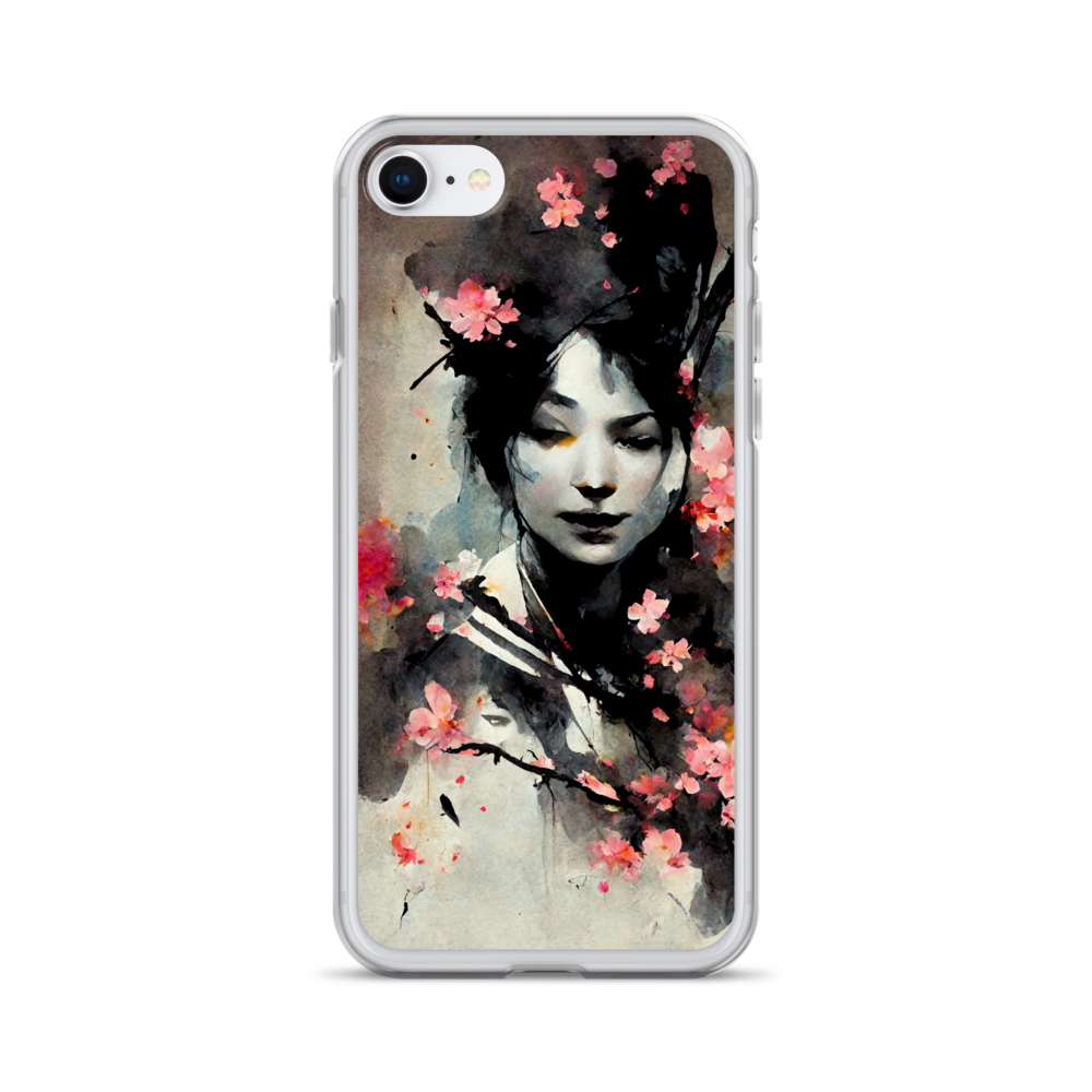 Geisha Sakura Blossom - iPhone Case