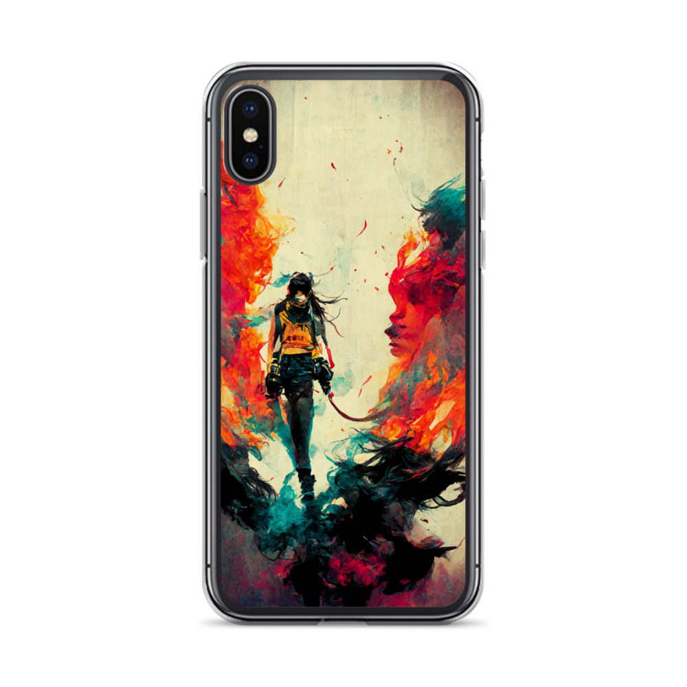 Female Samurai - iPhone Cases in Bright Colors