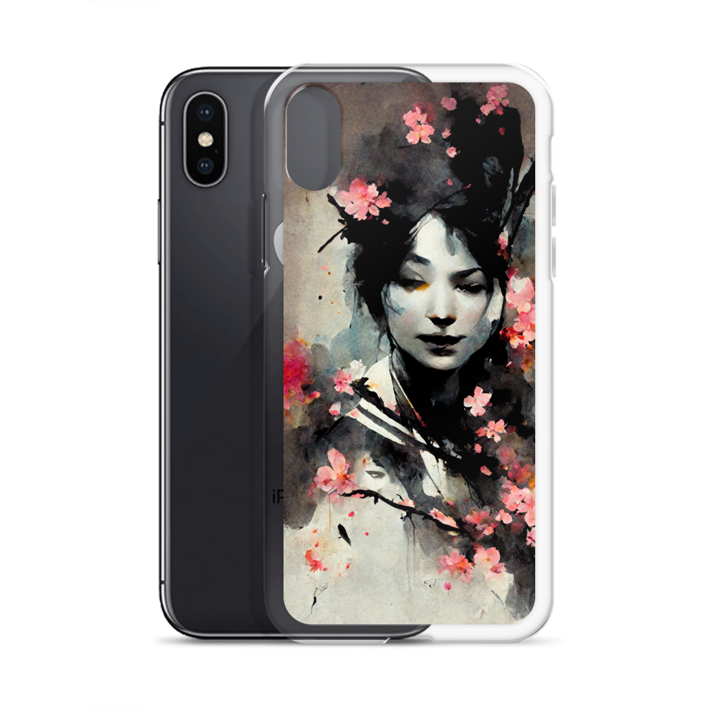 Geisha Sakura Blossom - iPhone Case