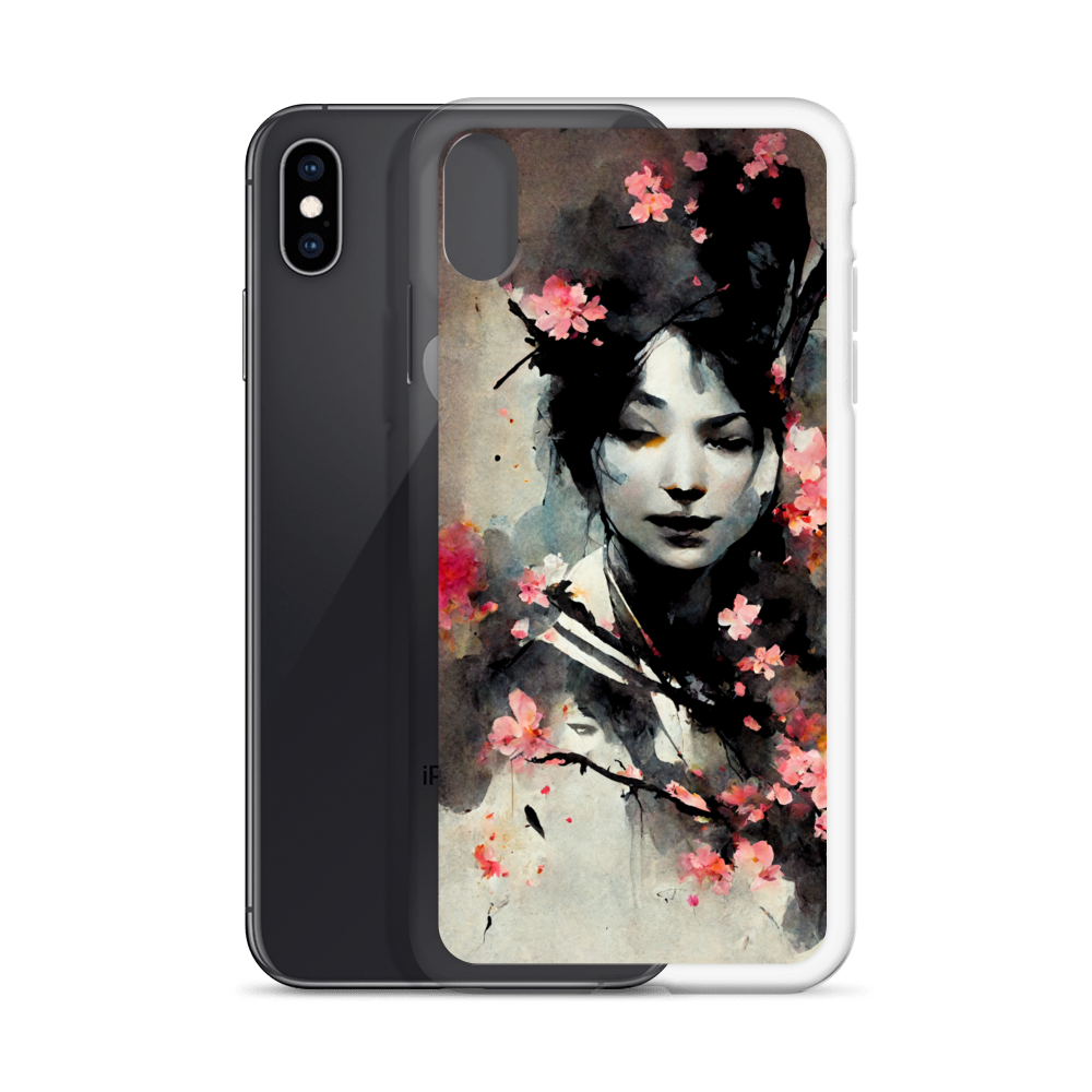 Geisha Sakura Blossom - iPhone Case