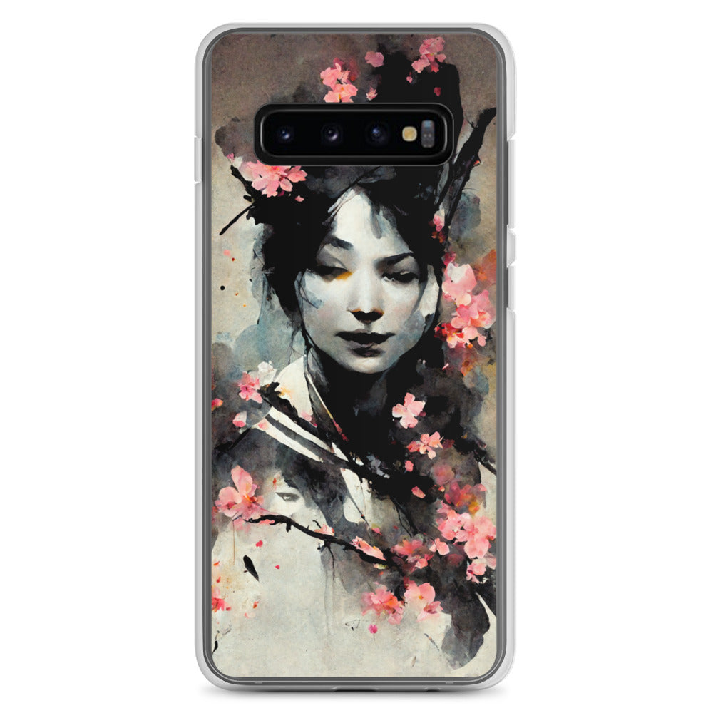 Geisha Sakura - Cherry Blossom Samsung Cases