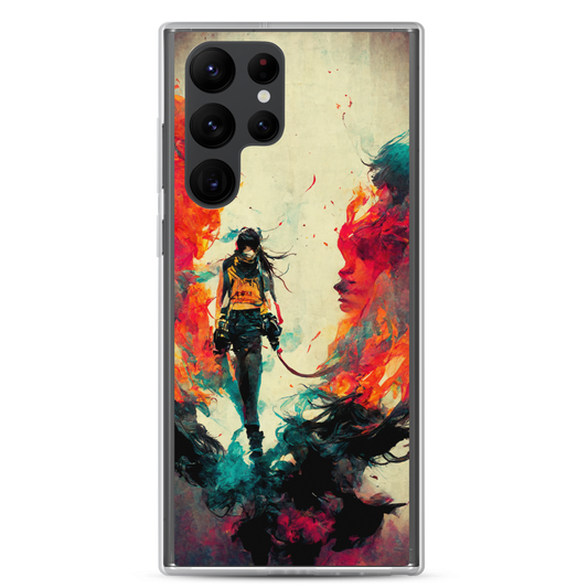 Female Samurai - Samsung Cases in Bright Colors