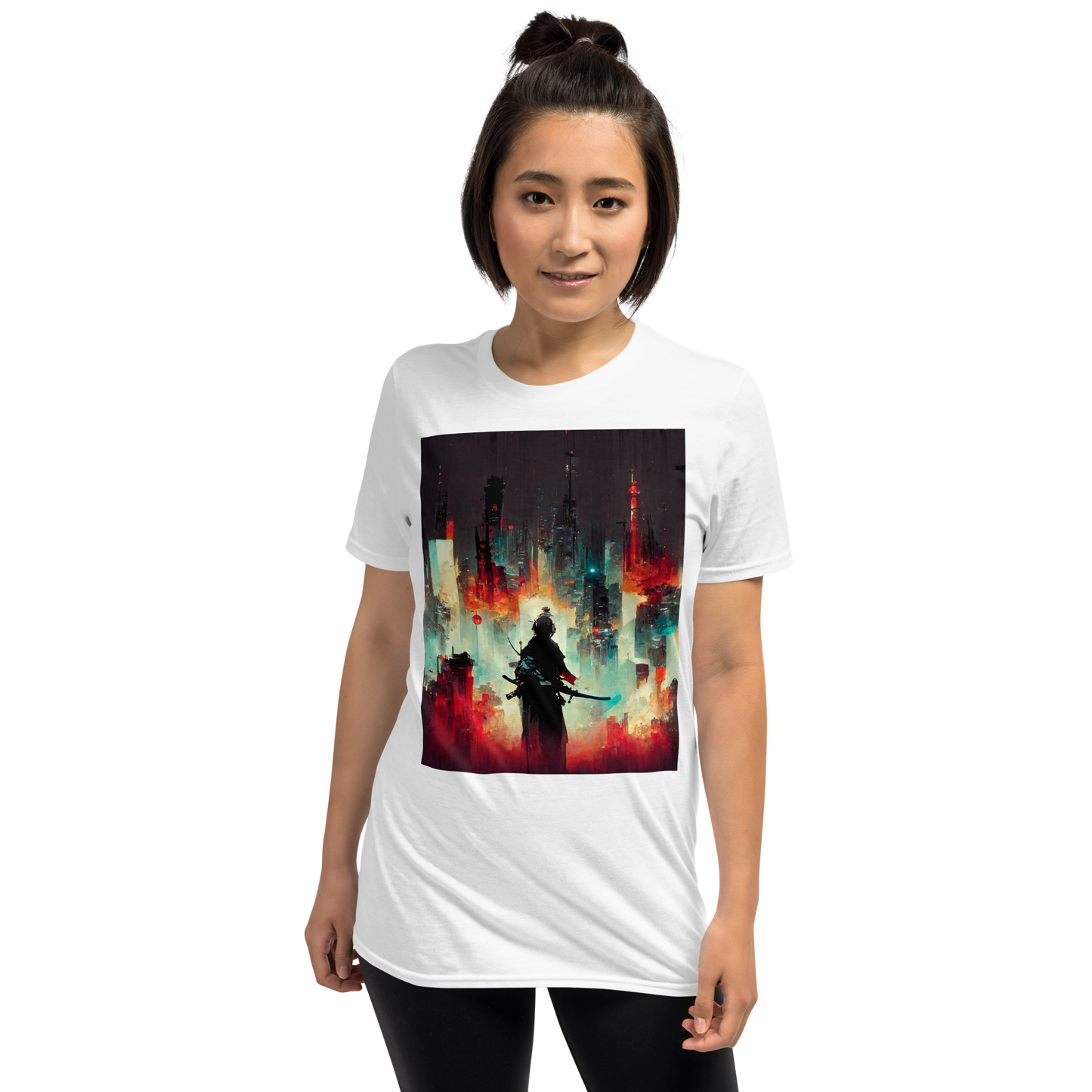 Cyber City Samurai - Short-Sleeve Unisex T-Shirt