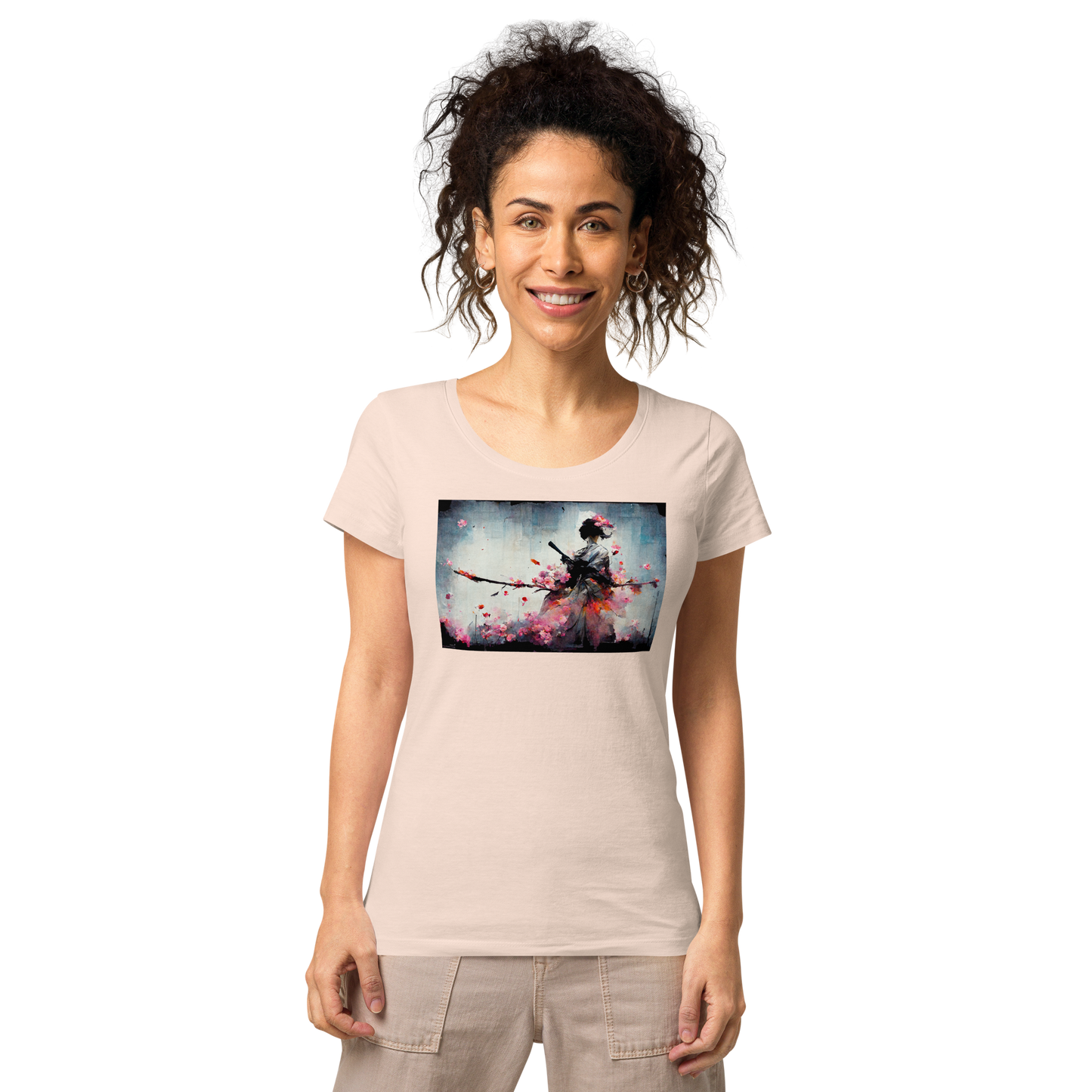Cherry Blossom Samurai - Women’s Organic T-Shirt
